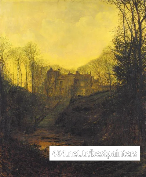 Grimshaw_Atkinson_A_Manor_House_in_Autumn