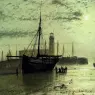 Grimshaw_John_Atkinson_The_Lighthouse_At_Scarborough