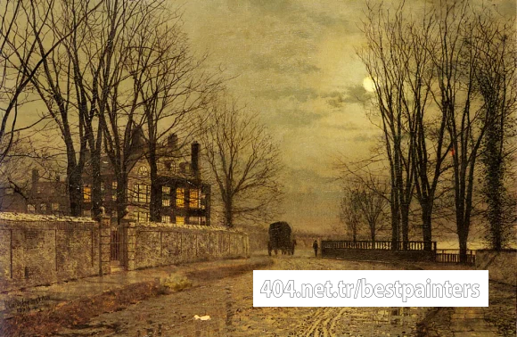 Grimshaw_John_Atkinson_The_Turn_Of_The_Road