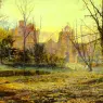 Grimshaw_John_Atlkinson_Evening_Knostrop_Old_Hall