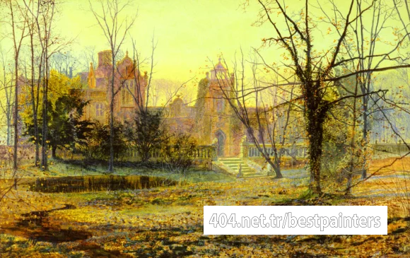 Grimshaw_John_Atlkinson_Evening_Knostrop_Old_Hall