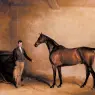 Ferneley_Snr_John_E_Mr_C_N_Hoggs_Claxton_And_A_Groom_In_A_Stable