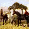Herring_Jnr_John_Frederick_Horses_And_Ducks_By_A_River