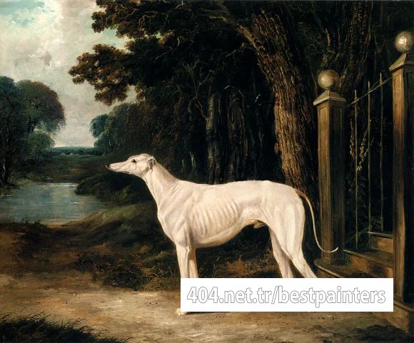 Herring_John_Frederick_Vandeau_A_White_Greyhound
