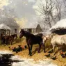 Herring_John_Frederick_A_Farmyard_Scene_In_Winter