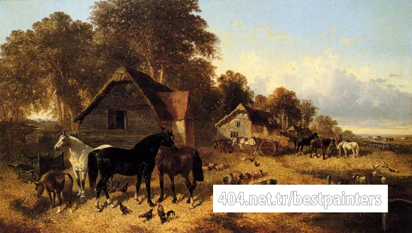 Herring_John_Frederick_A_Flourishing_Farmyard