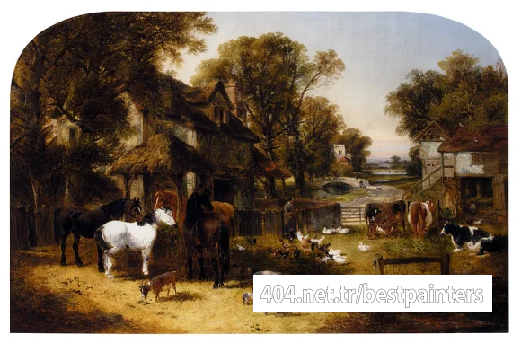 Herring_John_Frederick_An_English_Farmyard_Idyll