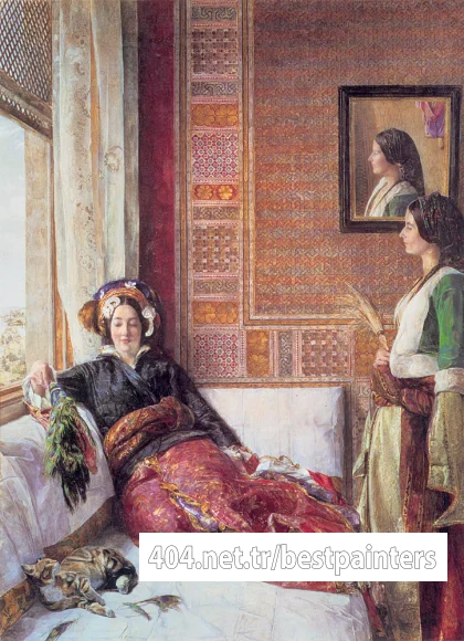 Lewis_JF_Harem_Life_in_Constantinople