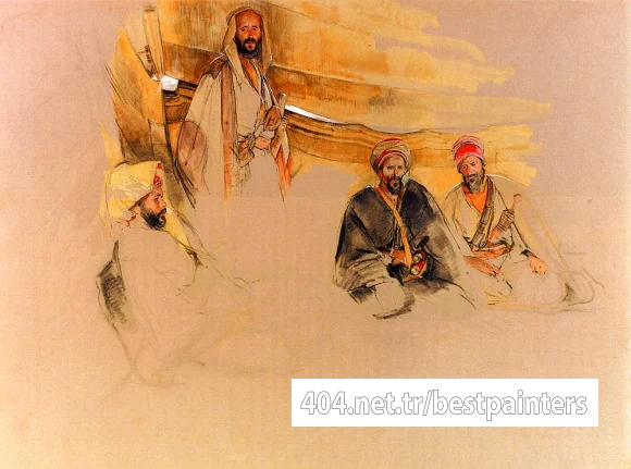 Lewis_John_Frederick_A_Bedouin_Encampment_Mount_Sinai