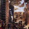 Lewis_John_Frederick_A_View_Of_The_Street_And_Morque_Of_Ghorreyah_Cairo