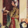 Lewis_John_Frederick_Girl_with_Two_Caged_Doves