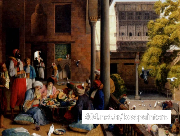 Lewis_John_Frederick_The_Midday_Meal_Cairo