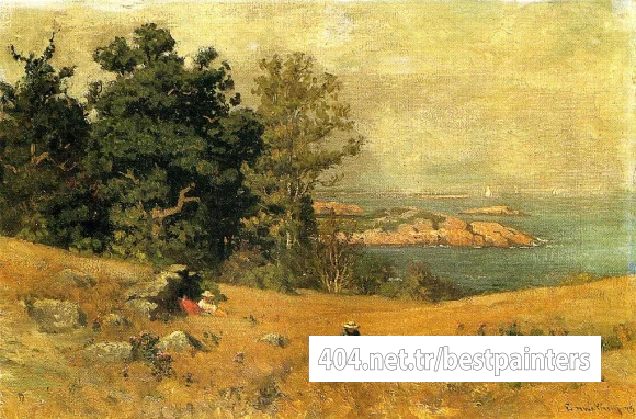 Enneking_John_Joseph_Berrying_at_the_Seashore