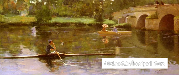 Lavery_Sir_John_The_Bridge_At_Grez