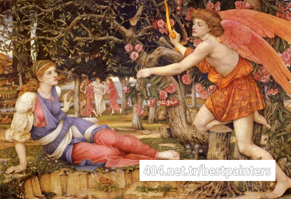 Spencer_Stahope_John_Roddam_Love_And_The_Maiden