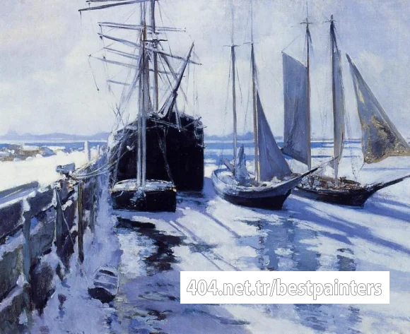 Twachtman_John_Connecticut_Shore_Winter