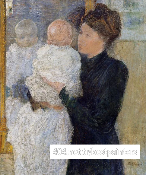 Twachtman_John_Mother_and_Child