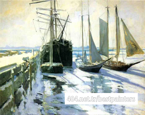 Twachtman_John_Winter_Gloucester_Harbor