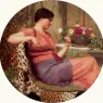 Godward_John_W_The_Time_of_Roses_1916