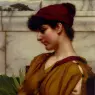 Godward_John_William_A_Classical_Beauty_In_Profile