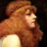 Godward_John_William_An_Auburn_Beauty