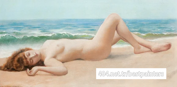 Godward_Nu_Sur_La_Plage