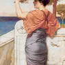 Godward_On_the_Balcony_1911