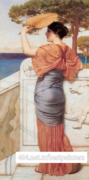 Godward_On_the_Balcony_1911