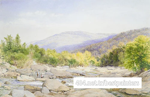 Hill_John_William_Landscape_View_On_Catskill_Creek