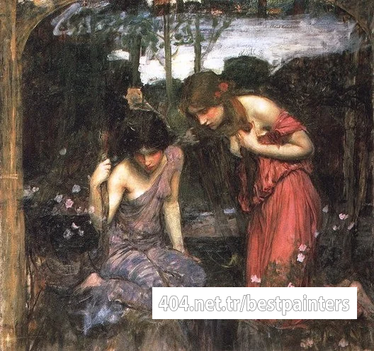 Nymphs_finding_the_head_of_orpheus_study_JW