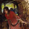 Waterhouse_John_William_Study_For_The_Lady_Of_Shallot_detail