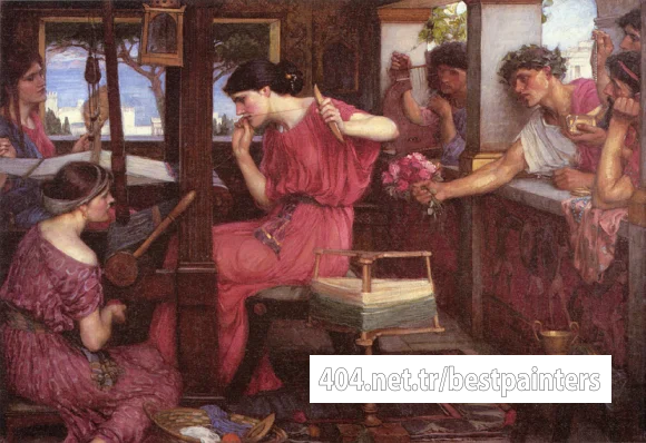 Waterhouse_Penelope_and_the_Suitors