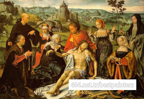 CLEVE_Joos_van_Altarpiece_Of_The_Lamentation_central