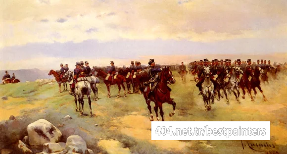 Cusachs_Jose_Cusachs_y_Soldier_On_Horseback