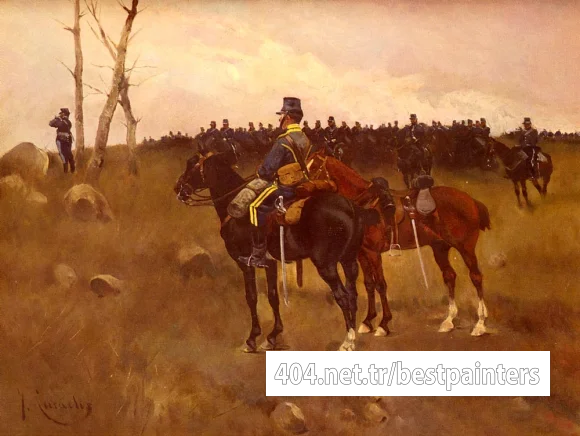 Cusachs_Jose_Cusachs_y_Soldiers_On_Horseback