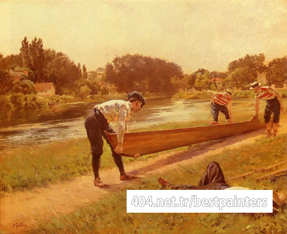 Gueldry_Joseph_Ferdinand_Le_Repos_Des_Canotiers