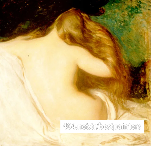 DeCamp_Joseph_R_Woman_Drying_Her_Hair