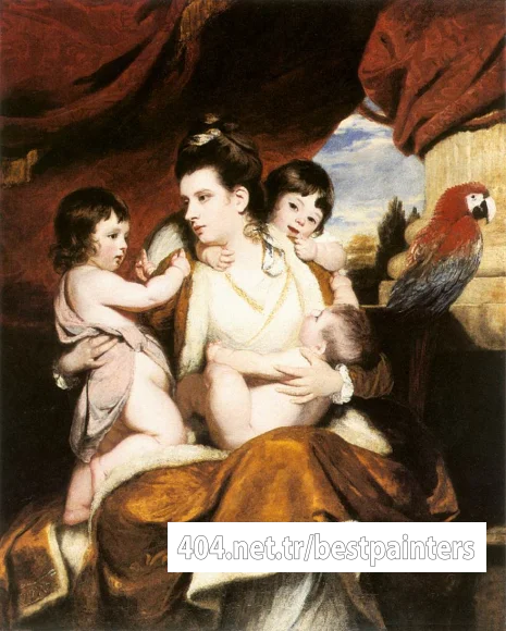 Lady_Cockburn_and_her_3_eldest_sons_EUR