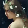 Lefebvre_Jules_Joseph_Nymph_with_morning_glory_flowers