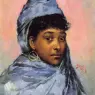 Stewart_Julius_LeBlanc_Young_Woman_In_Blue