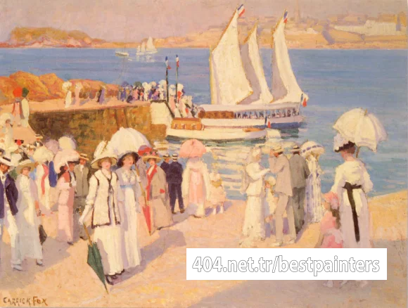 Fox_Ethel_Carrick_The_Quay_At_Dinard