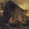 A_Family_Resting_At_Sunset