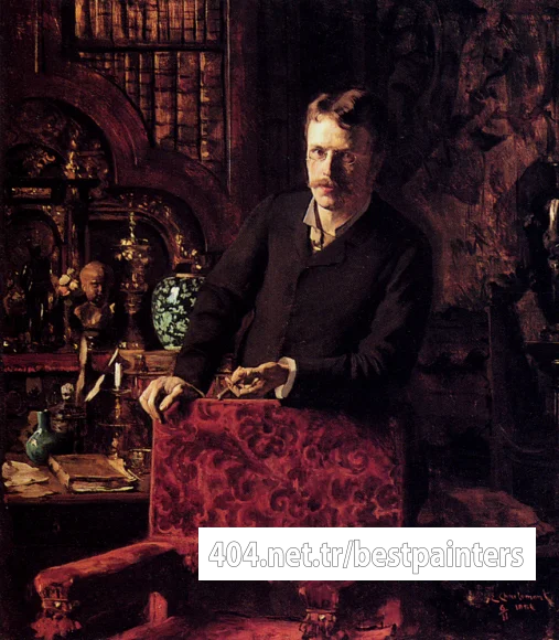 Charlemont_Eduard_A_Gentleman_In_An_Interior
