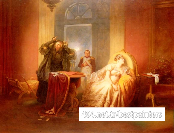 Danhauser_Josef_Napoleon_Et_Josephine_Avec_La_Cartomancienne