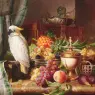 Schuster_Josef_STILL_LIFE_WITH_FRUIT_AND_A_COCKATOO