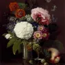 Smirsch_Johan_Carl_Roses_Marigolds_Daises_Primroses_And_Other_Summer_Blooms_In_A_Glass