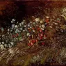 Wisinger_Florian_Olga_A_Bouquet_Of_Summer_Fruits_And_Flowers_On_A_Mossy_Bank