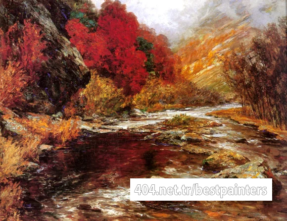 Wisinger_Florian_Olga_A_River_In_An_Autumnal_Landscape