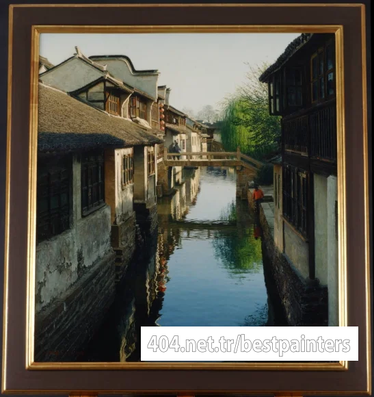 Yihua_Wang_Canal_Scene_with_Willow_2665_40