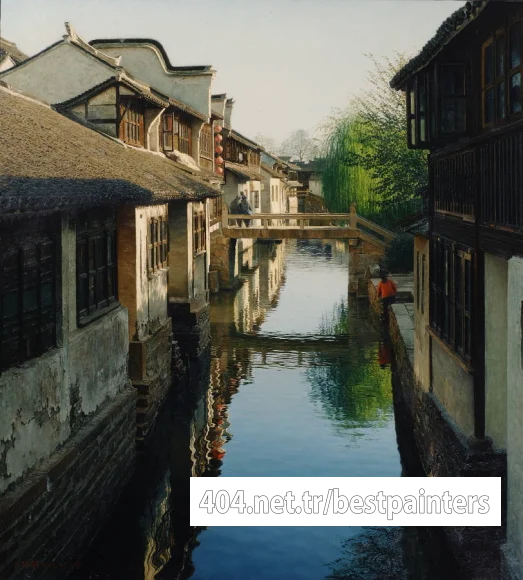 Yihua_Wang_Canal_Scene_with_Willow_2545_40